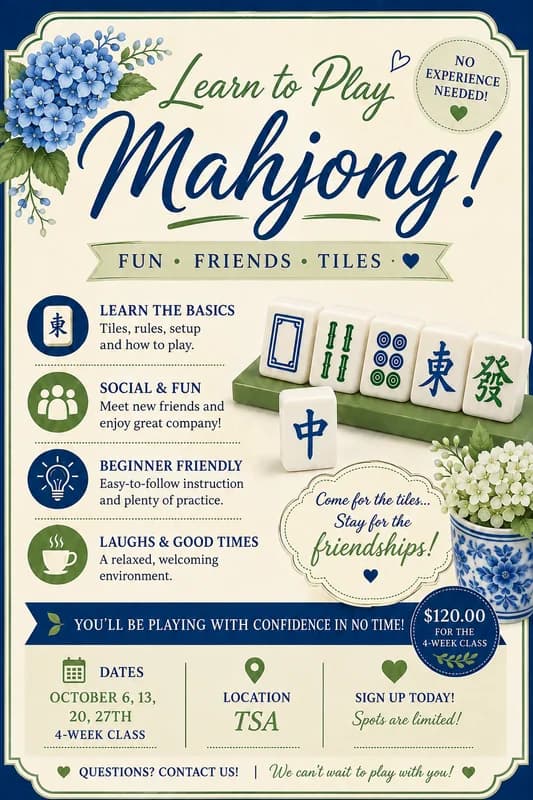 Learn How to Play Mahjong